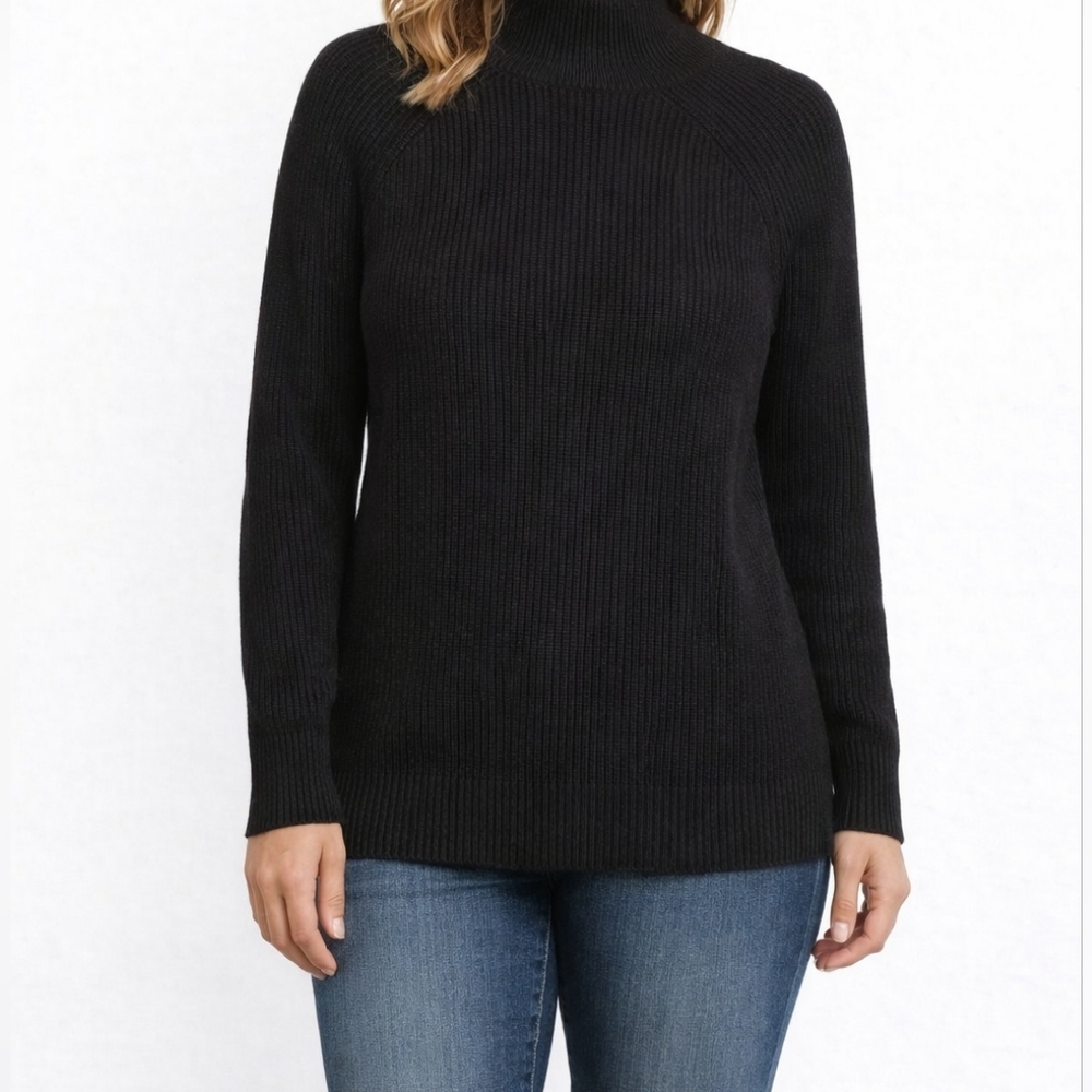 Falls Creek Woman's  Dark Turtleneck Sweater